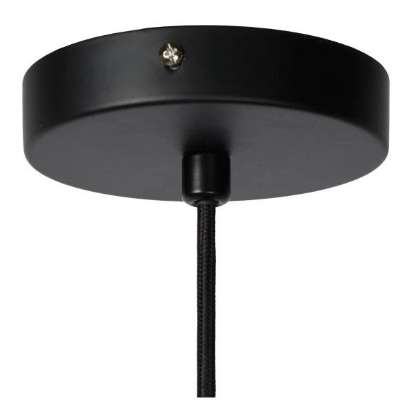 Lucide MAGALI - Pendant light - Ø 56 cm - 1xE27 - Black - detail 1